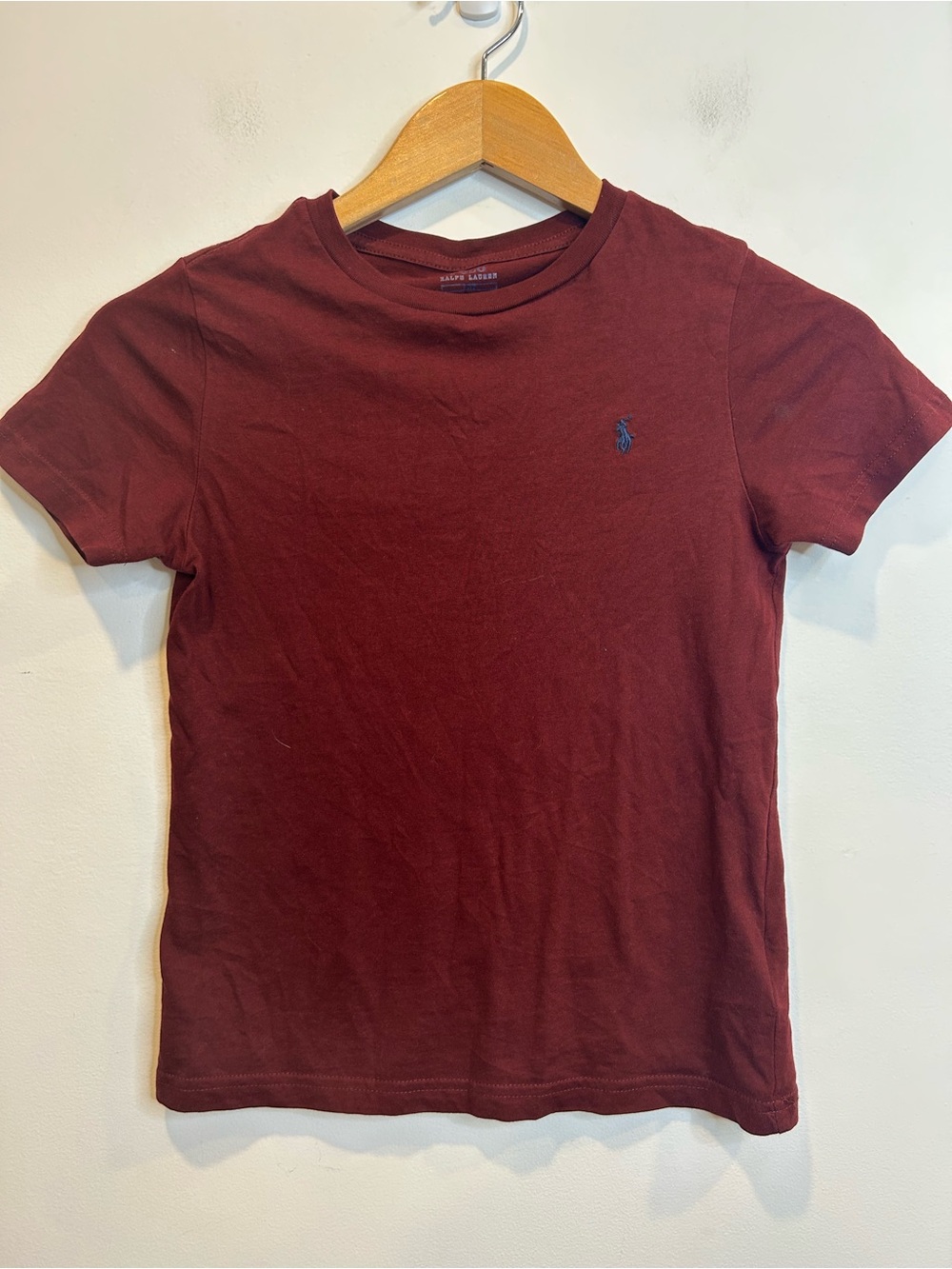 Polo Ralph Lauren Short Sleeve Tee Shirt Burgundy